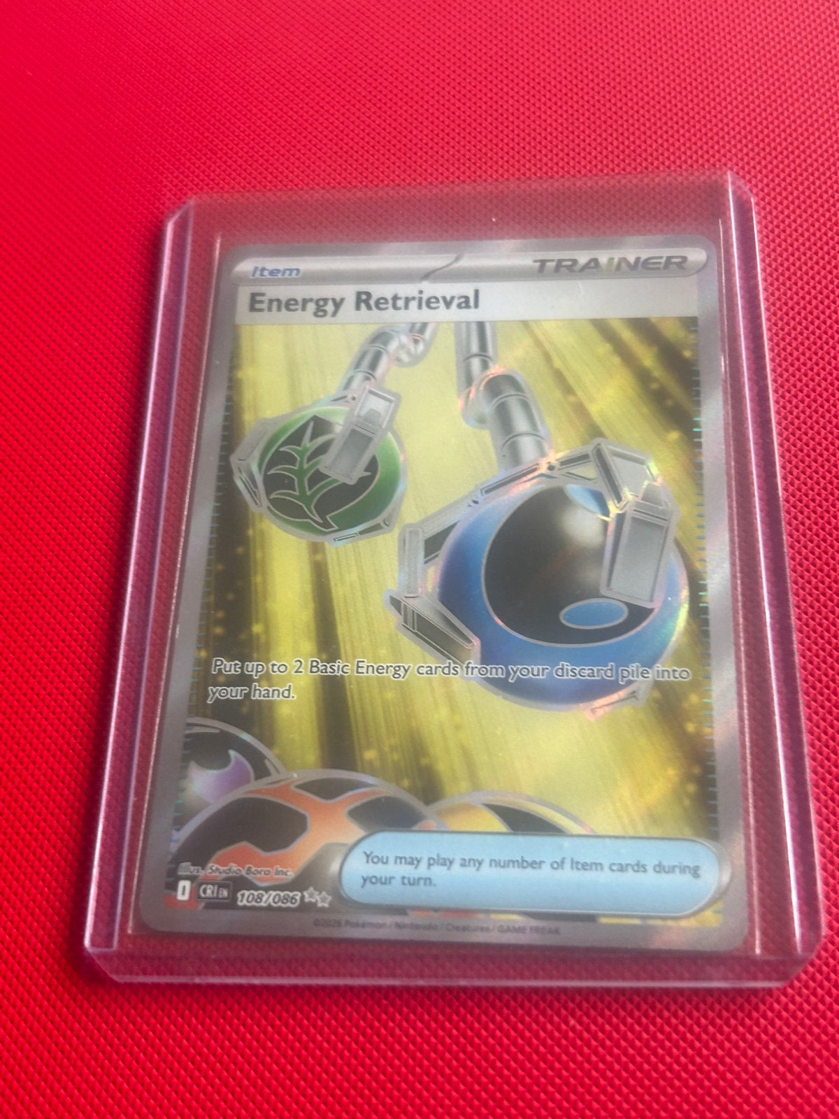 Energy Retrieval (108/086) Pokemon kaart Chaos Rising, Verzenden, Zo goed als nieuw