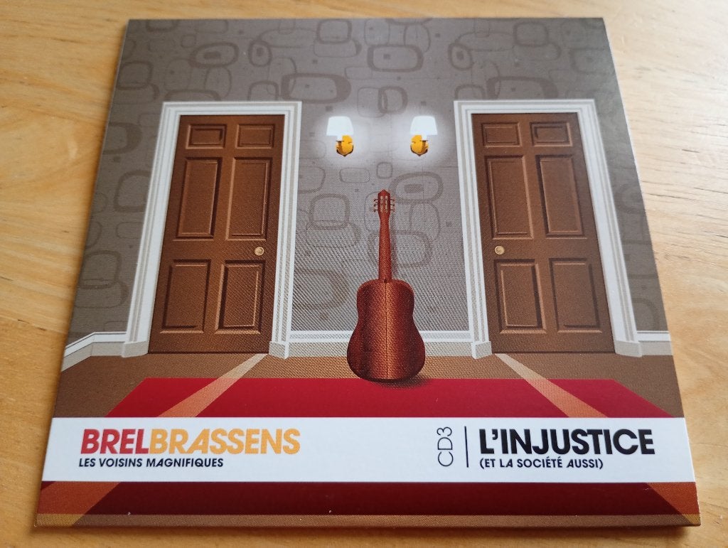 CD Jacques Brel, Georges Brassens - L'Injustice, Verzenden, Zo goed als nieuw