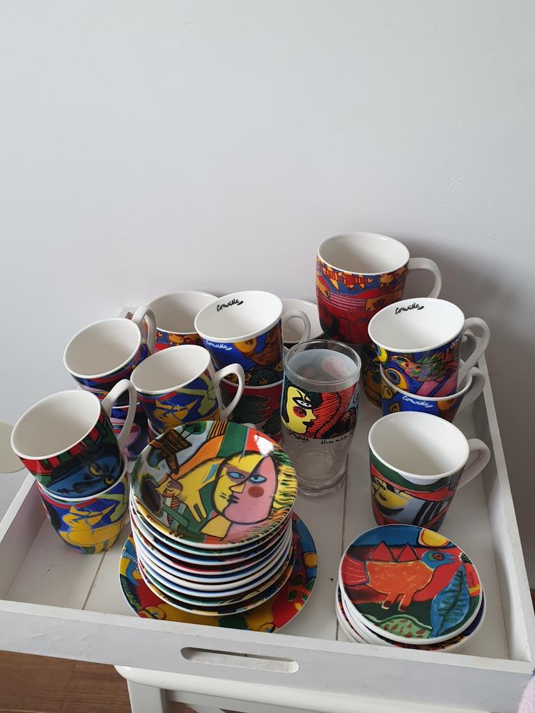Grote verzameling 33 stuks Corneille Cobra kunstenaar Nieuw., Antiek en Kunst, Kunst | Designobjecten, Ophalen of Verzenden