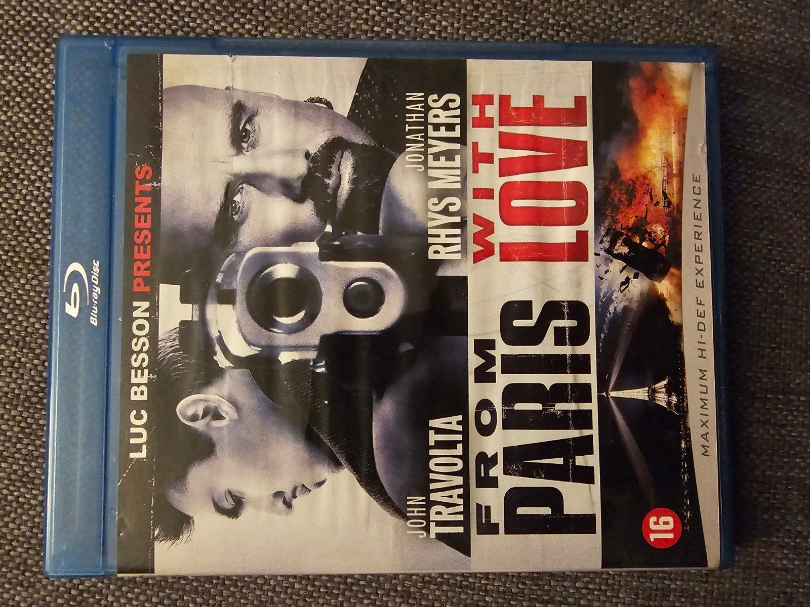 From Paris with Love Blu-ray - Actie/Thriller, Cd's en Dvd's, Engels, Vanaf 16 jaar, Nederlands, Film