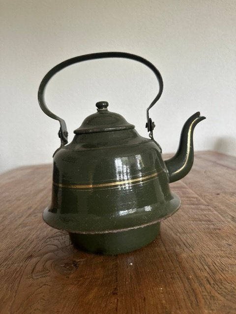 Vintage waterketel geschikt voor een petroleumstel, Antiek en Kunst, Ophalen