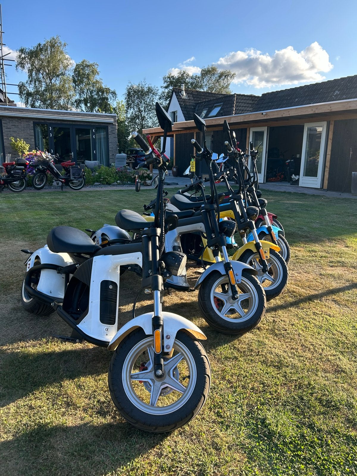 5 Mangosteen M8 E-choppers (2021) met extra accu's, Gebruikt, Elektrisch, Ophalen, Overige merken