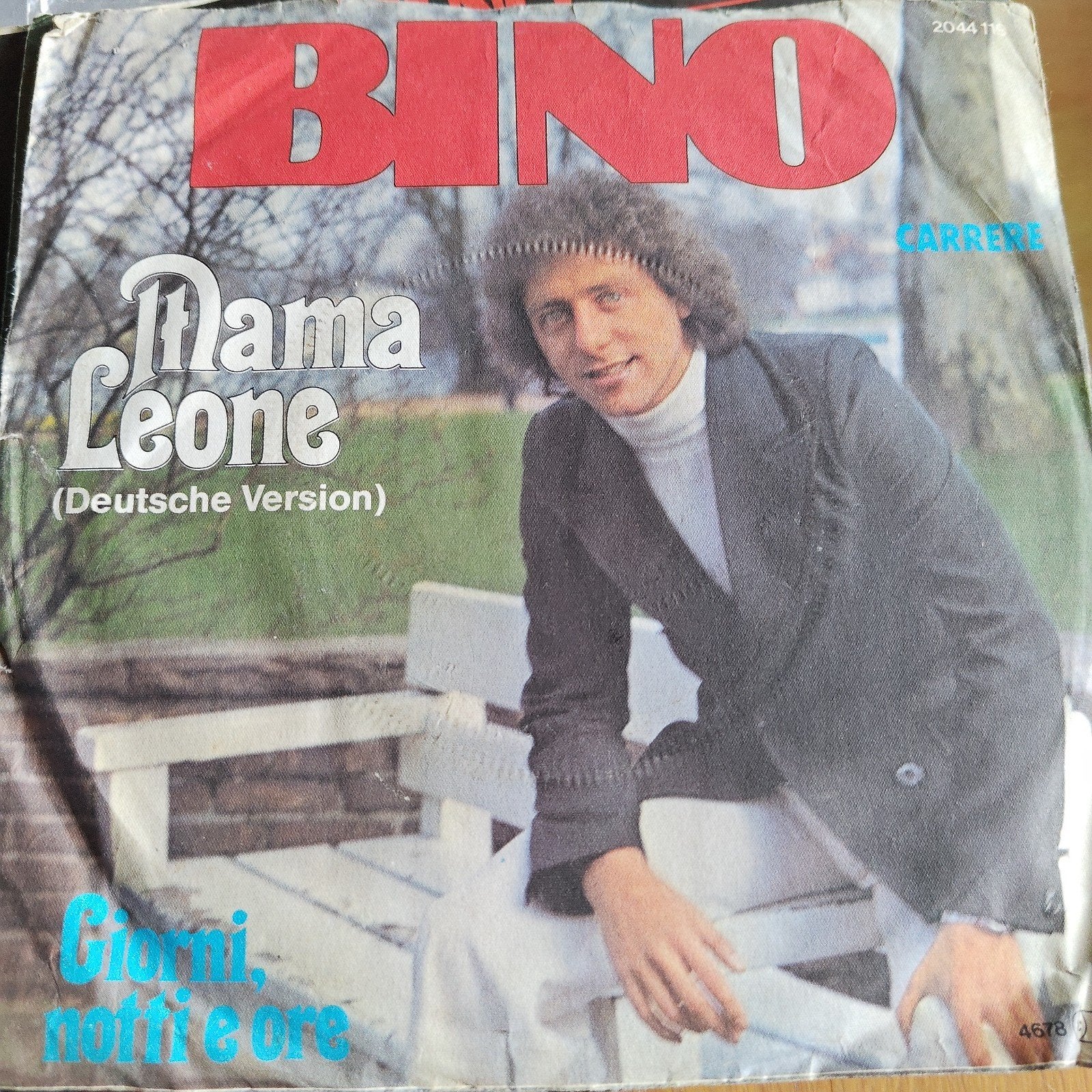 Bino - Mama Leone (Deutsche Version) 7 inch single, Gebruikt, 7 inch, EP, Schlager