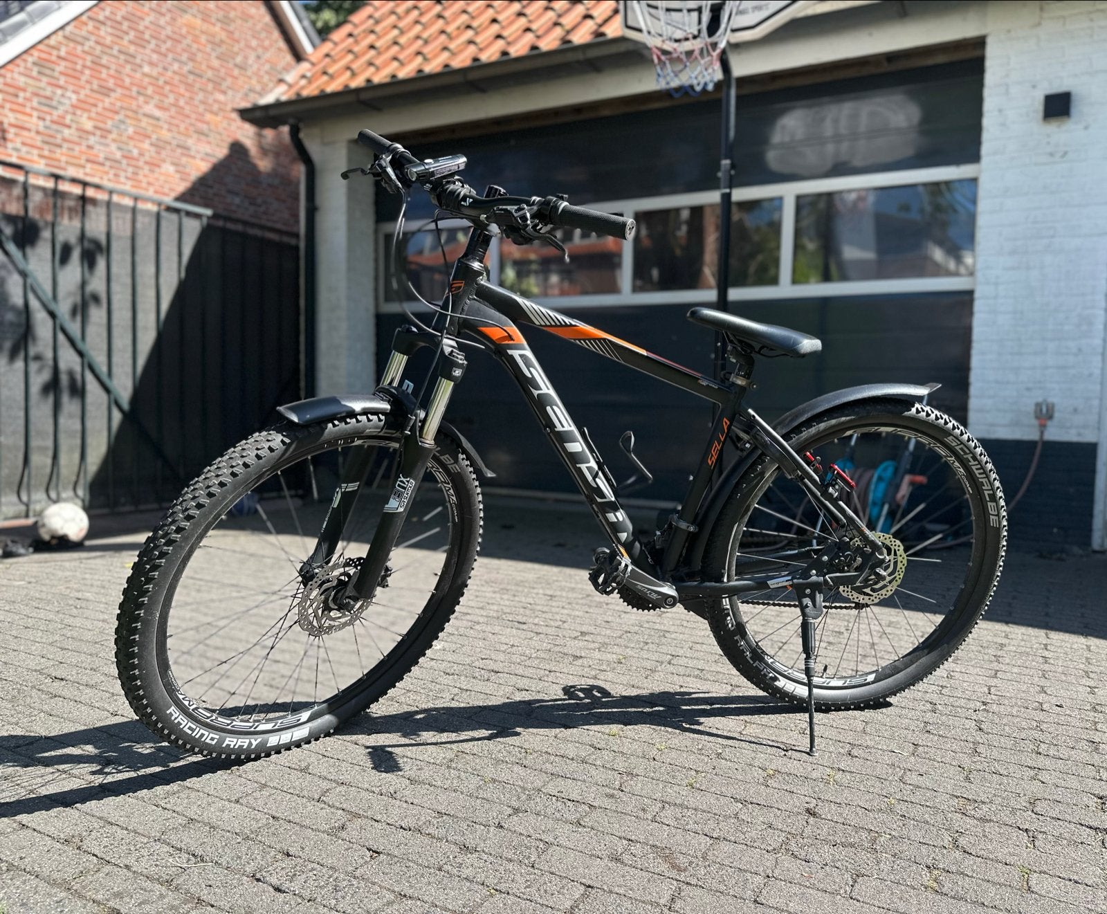 Sensa Sella MTB - Nieuwe 9x3 cassette, ketting & handvatten, Gebruikt, Hardtail, Heren, 45 tot 49 cm