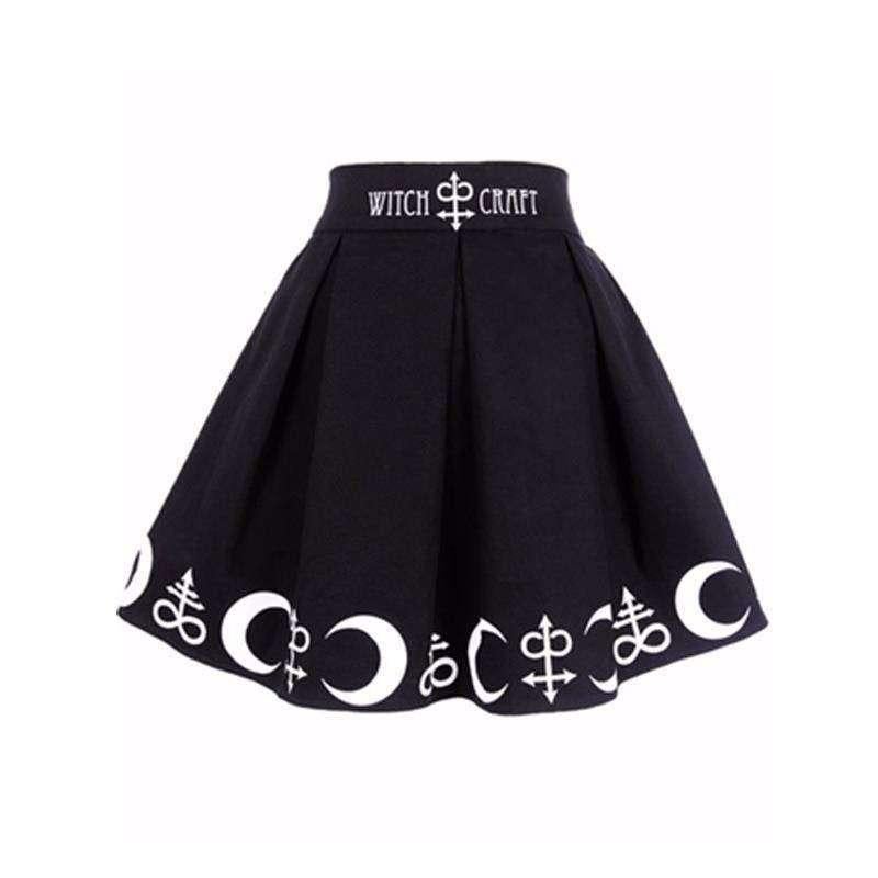Witch craft mini rok (sexy gothic heks zwart kort steampunk), Kleding | Dames, Rokken, Nieuw, Maat 38/40 (M), Zwart, Boven de knie