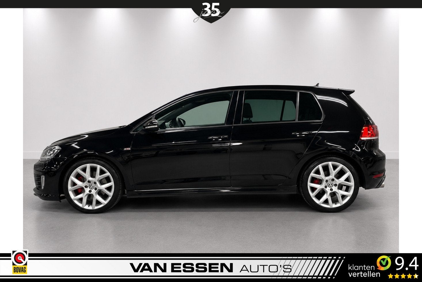 Volkswagen Golf 2.0 GTI Edition 35 Pano Navigatie Stoelverw., Auto's, Volkswagen, Euro 5, Gebruikt, 1984 cc, Zwart