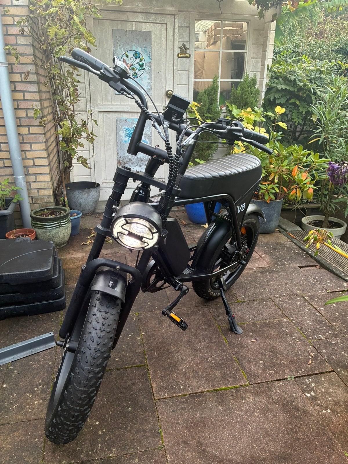 Gebruikte OUXI  V8 3.0 Fatbike - Zwart - Hydraulische Remmen