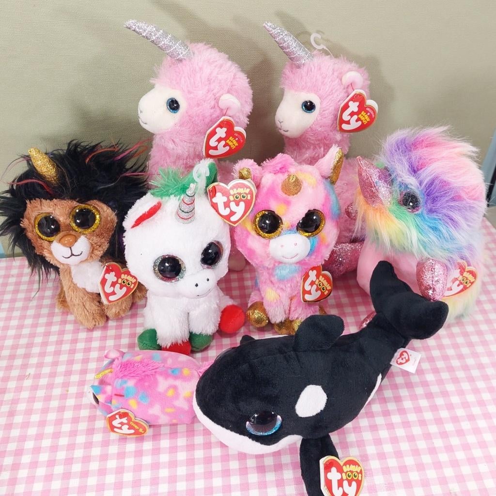 Ty Beany Babies knuffels diversen lot partij - met Labels, Overige typen, Onbekend, Ophalen of Verzenden, Onbekend