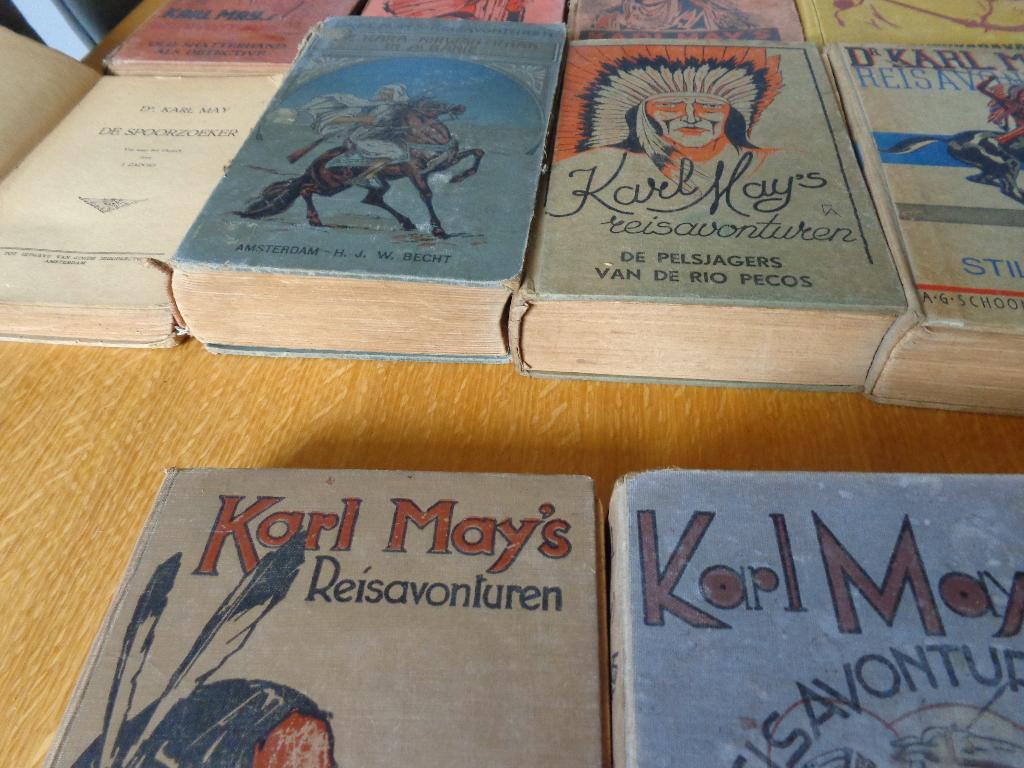 Antieke Karl Mays boeken, Ophalen of Verzenden