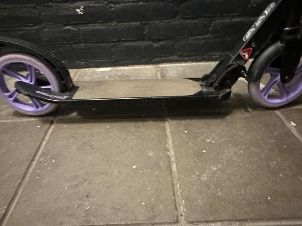 Oxelo Mid 9 Step - Zwart/Paars, Ophalen of Verzenden, Gebruikt, Gewone step, Oxelo