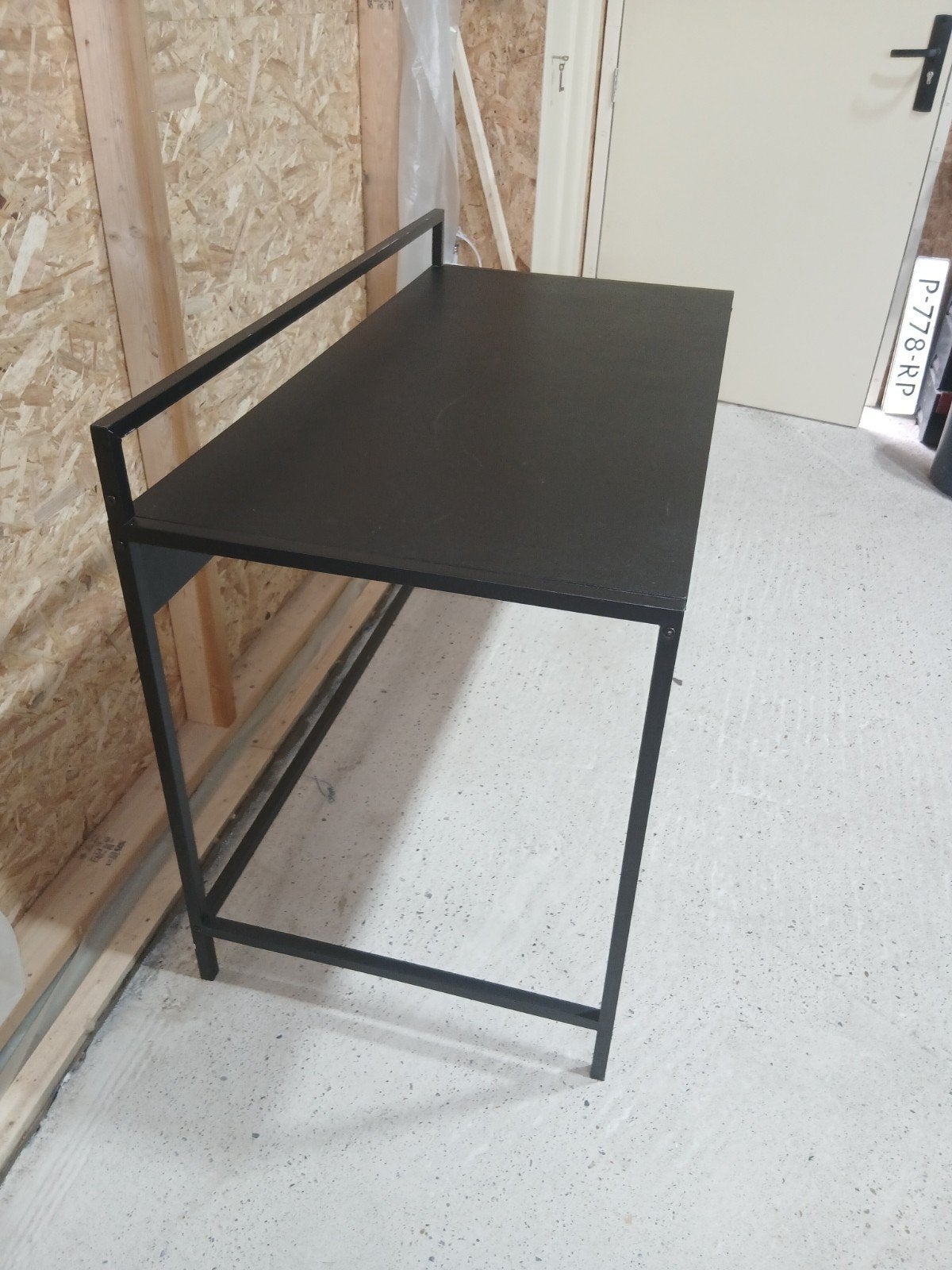 jysk buro, zwart, 120x60x75., Ophalen, Gebruikt