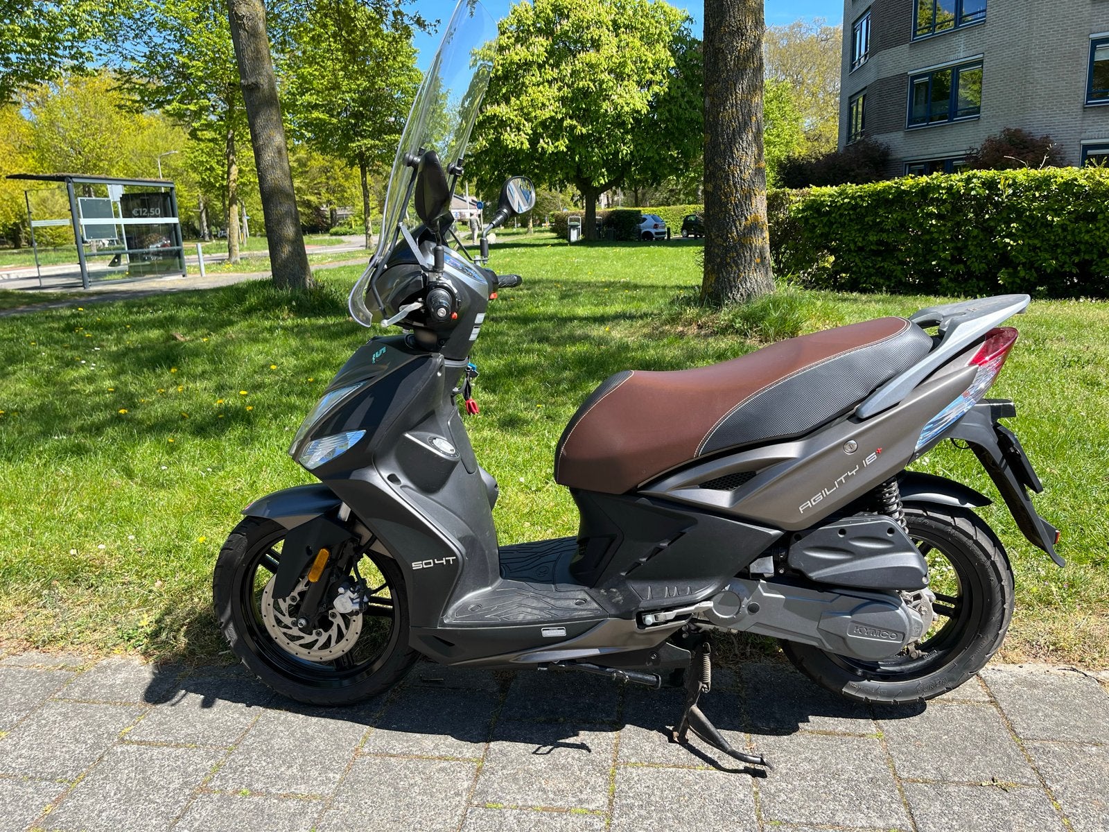 Kymco Agility 16+ (45 km/u) - Zo goed als nieuw!, Ophalen, Maximaal 45 km/u, Zo goed als nieuw, Agility