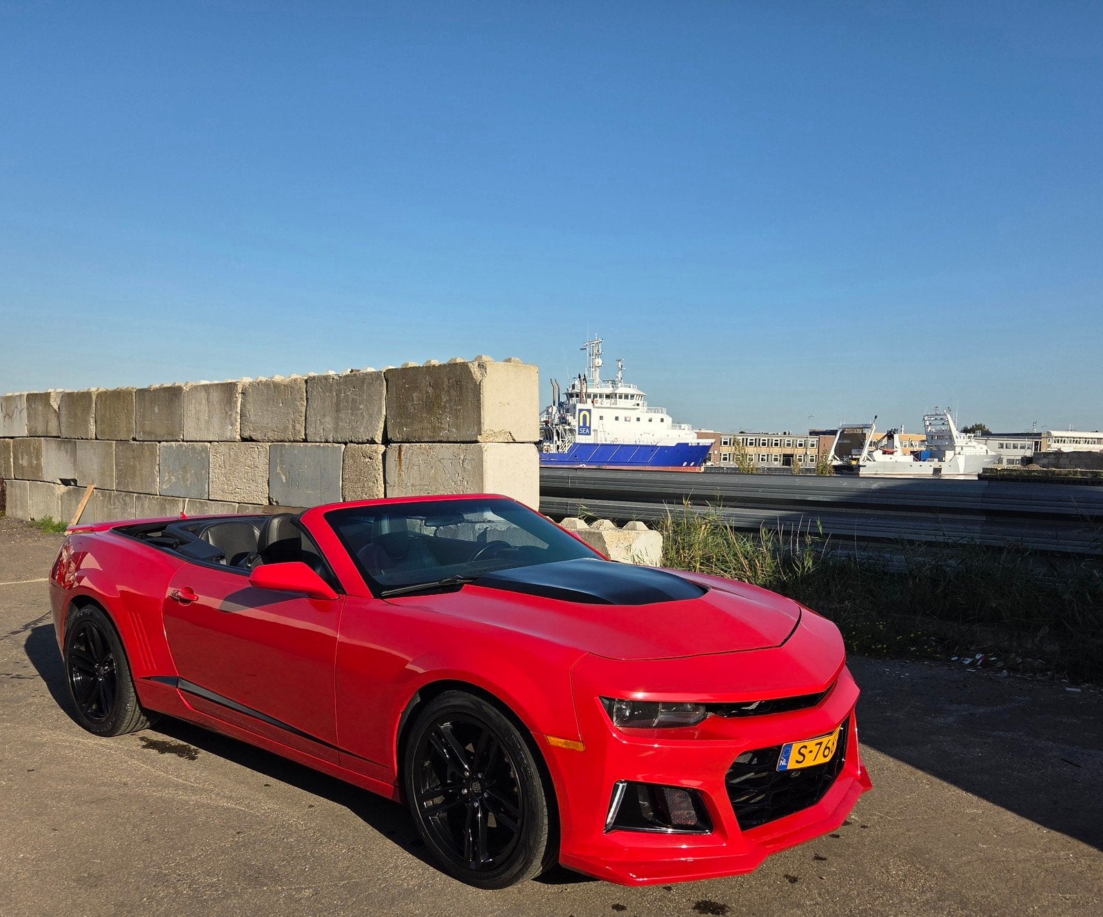 Chevrolet Camaro 3.6 V6 Aut Cabrio RS LS1 HUD CAM CLIMA LEER, Auto's, Automaat, Dealer onderhouden, 1800 kg, Cabriolet