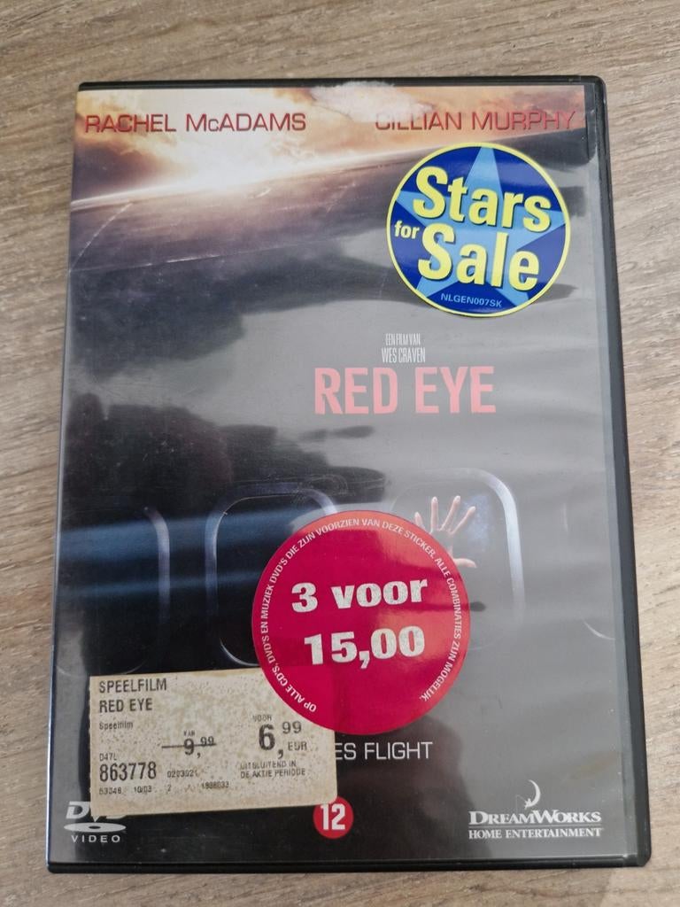Red eye , rachel mcadams, Alle leeftijden, Ophalen of Verzenden, Zo goed als nieuw, Actiethriller