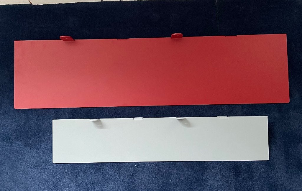 muller van severen shelf n1 light grey + shelf n2 red, Ophalen, Zo goed als nieuw