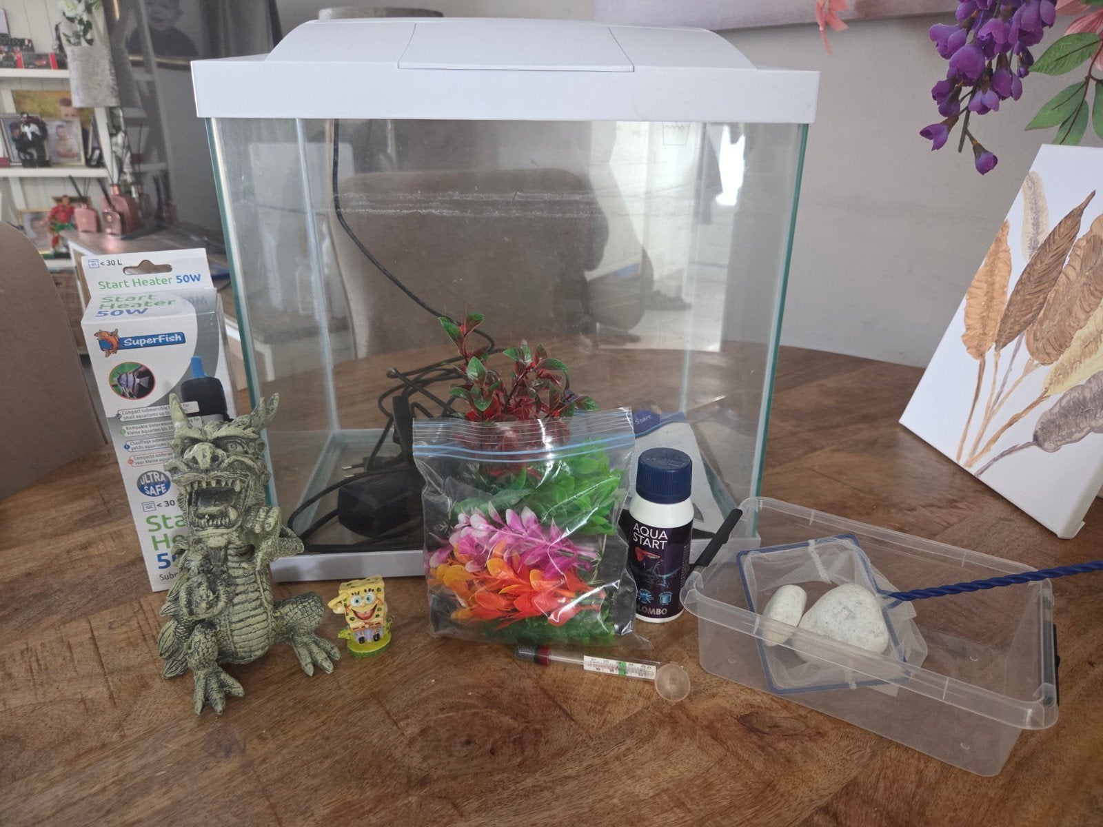 vissenkom aquarium van super fish 27L, Ophalen, Gebruikt, Leeg aquarium, Superfish