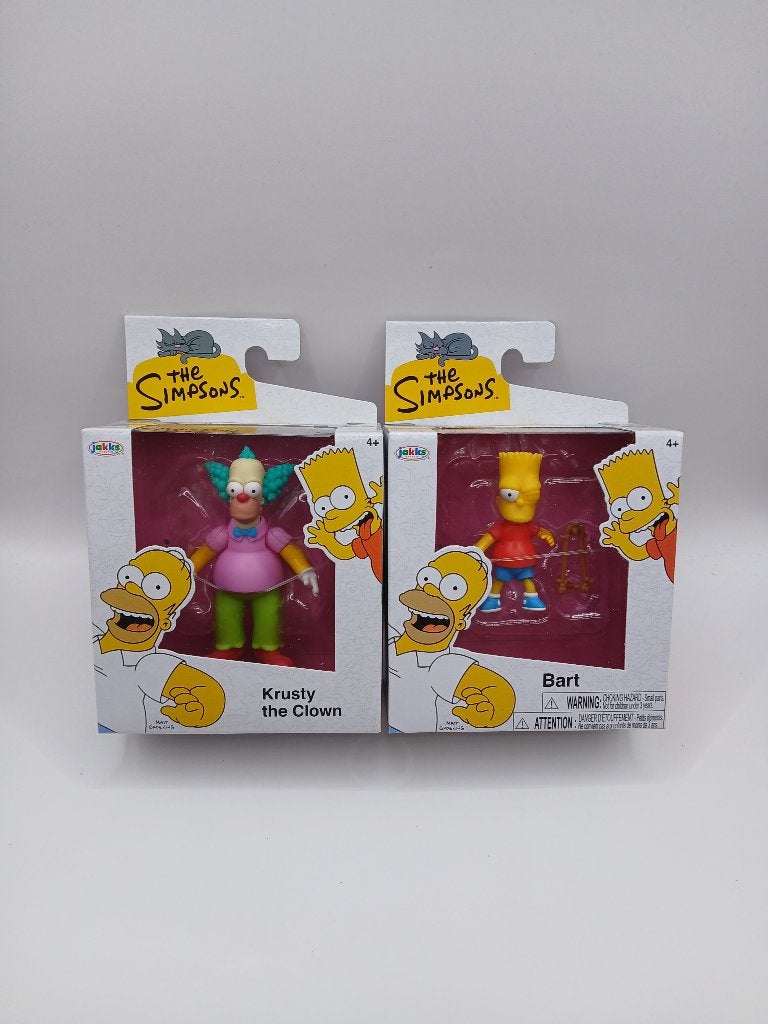 Bart Simpson en Krusty figuren 2.5 inch The Simpsons, Consumers@jakks.com, Jupiter Building, 2nd Floor, Herikerbergweg 88 1101 CM, Rotterdam, NL, 3198 LE