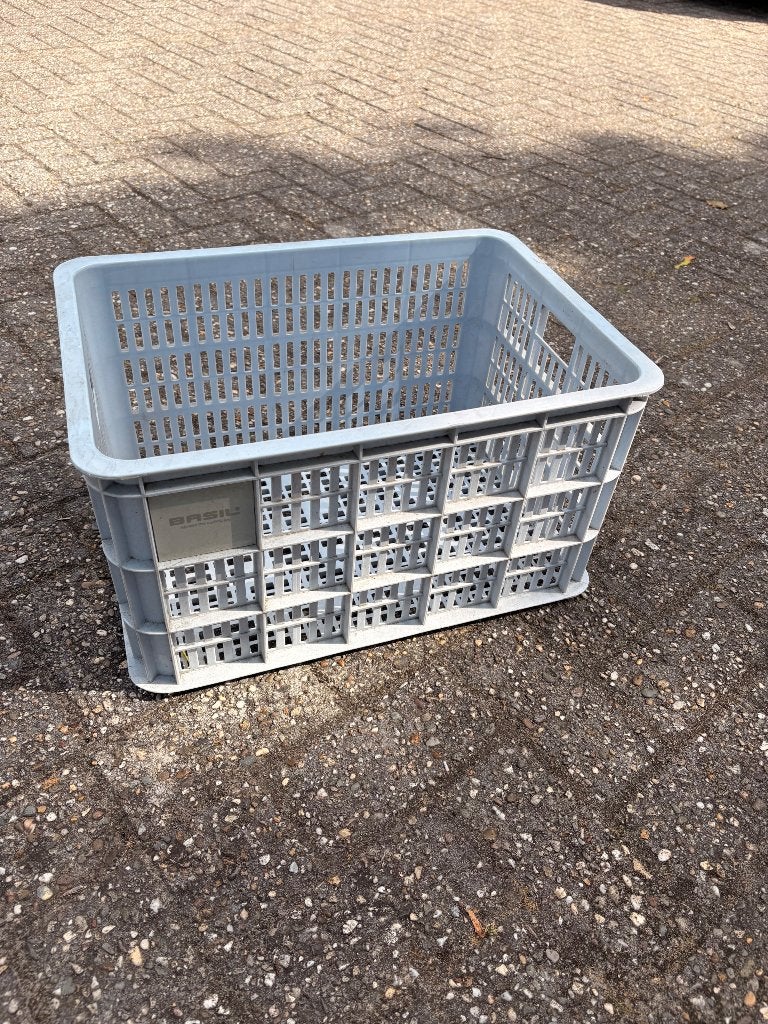 Basil fietskrat, Ophalen, Gebruikt, Fietskrat, Basil  zwart