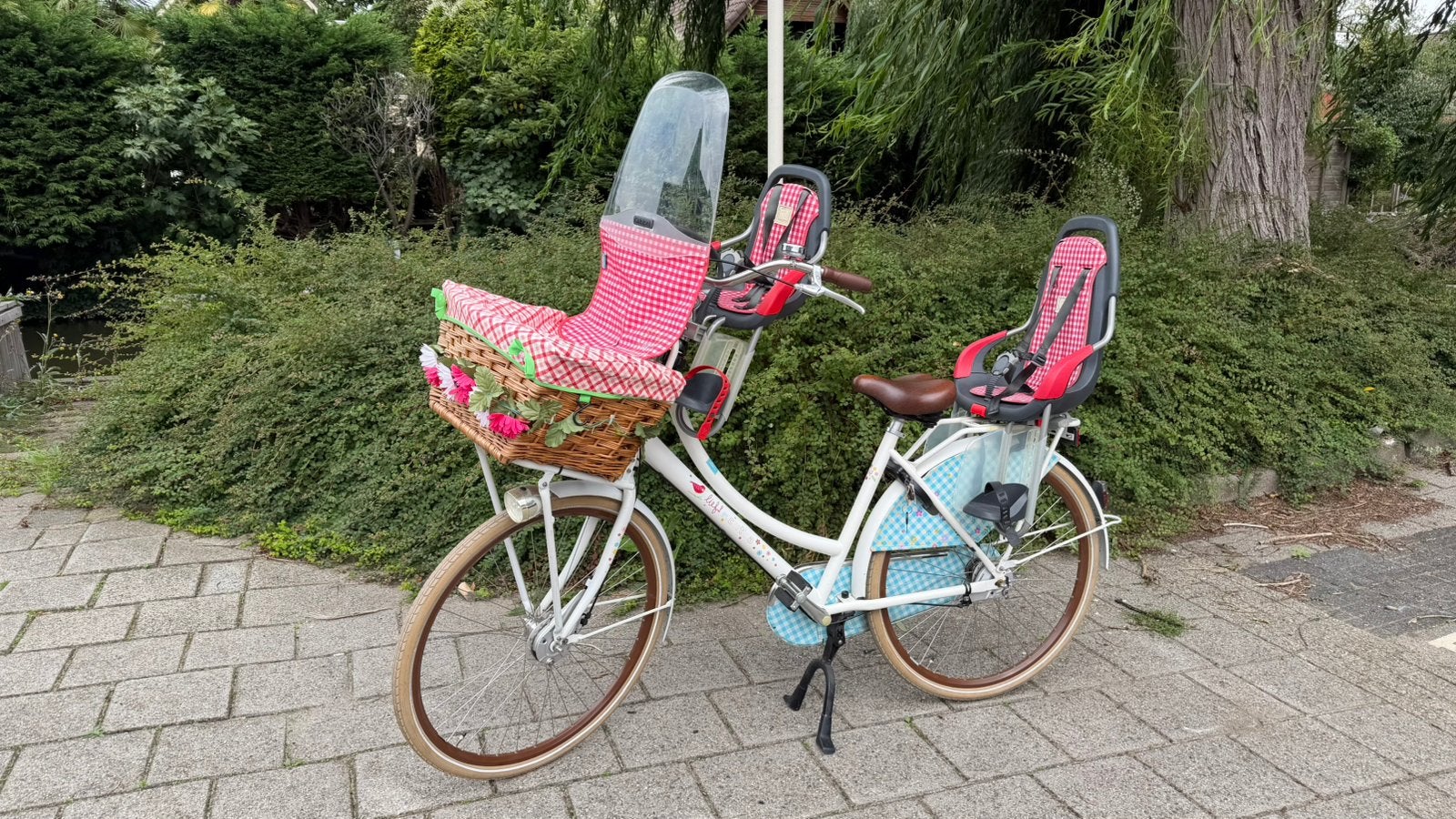 Cortina (lief) moederfiets met zitjes