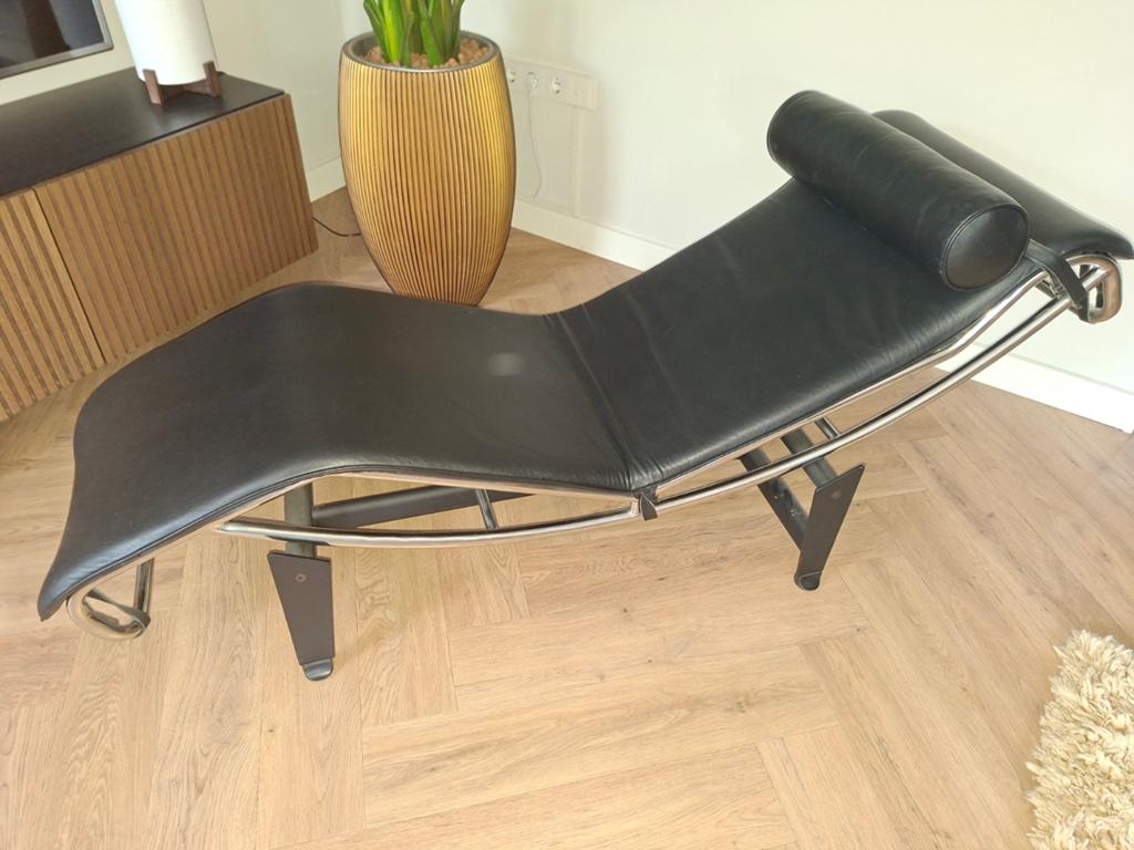 Replica Le Corbusier Chaise Longue - Tijdloos Design, Ophalen, Gebruikt, Eenpersoons, Minder dan 150 cm