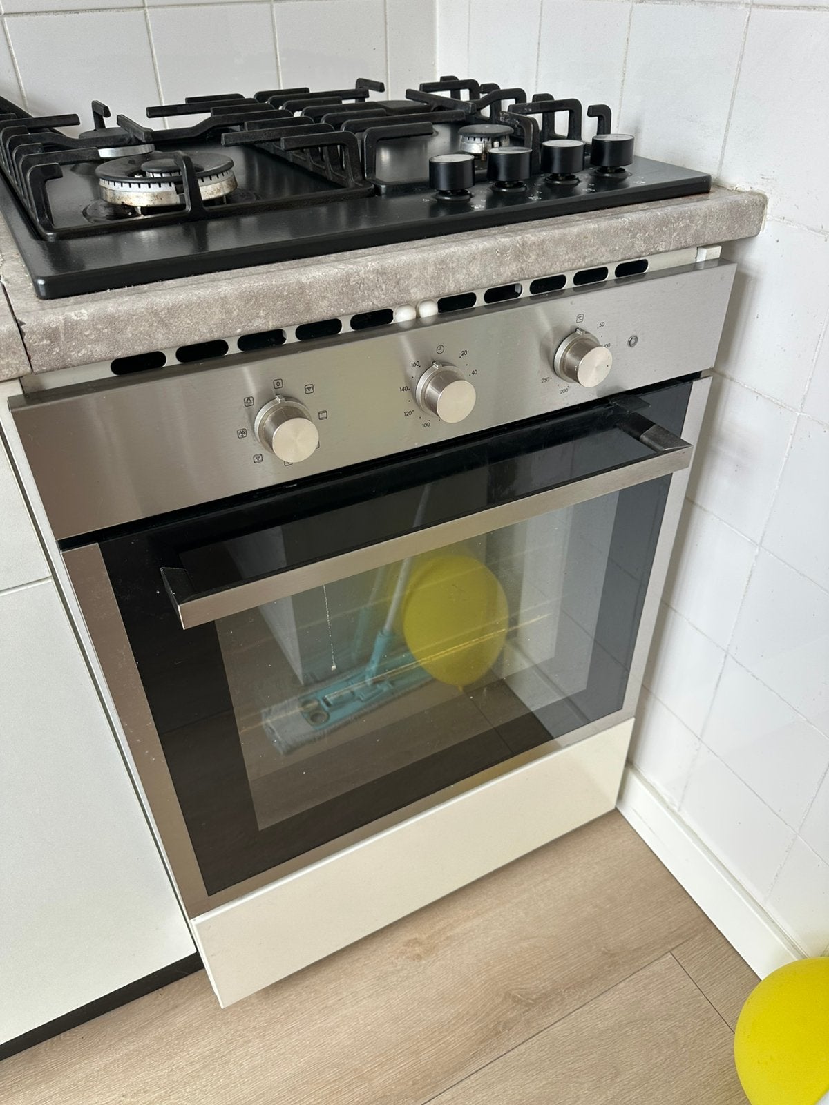 IKEA Inbouw Oven en gasfornuis, Witgoed en Apparatuur, Ophalen, Oven, IKEA, Zo goed als nieuw
