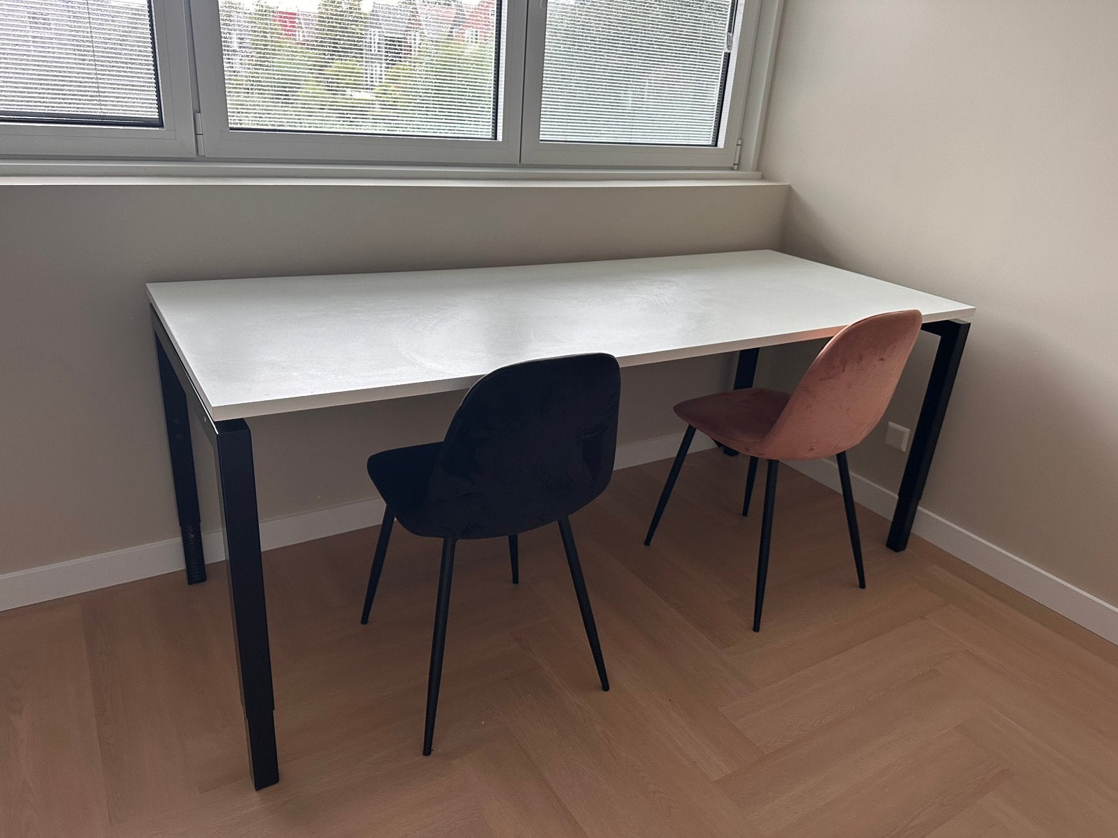 Bureau in hoogte verstelbaar, Ophalen, Zo goed als nieuw, Rechthoekig, 50 tot 100 cm