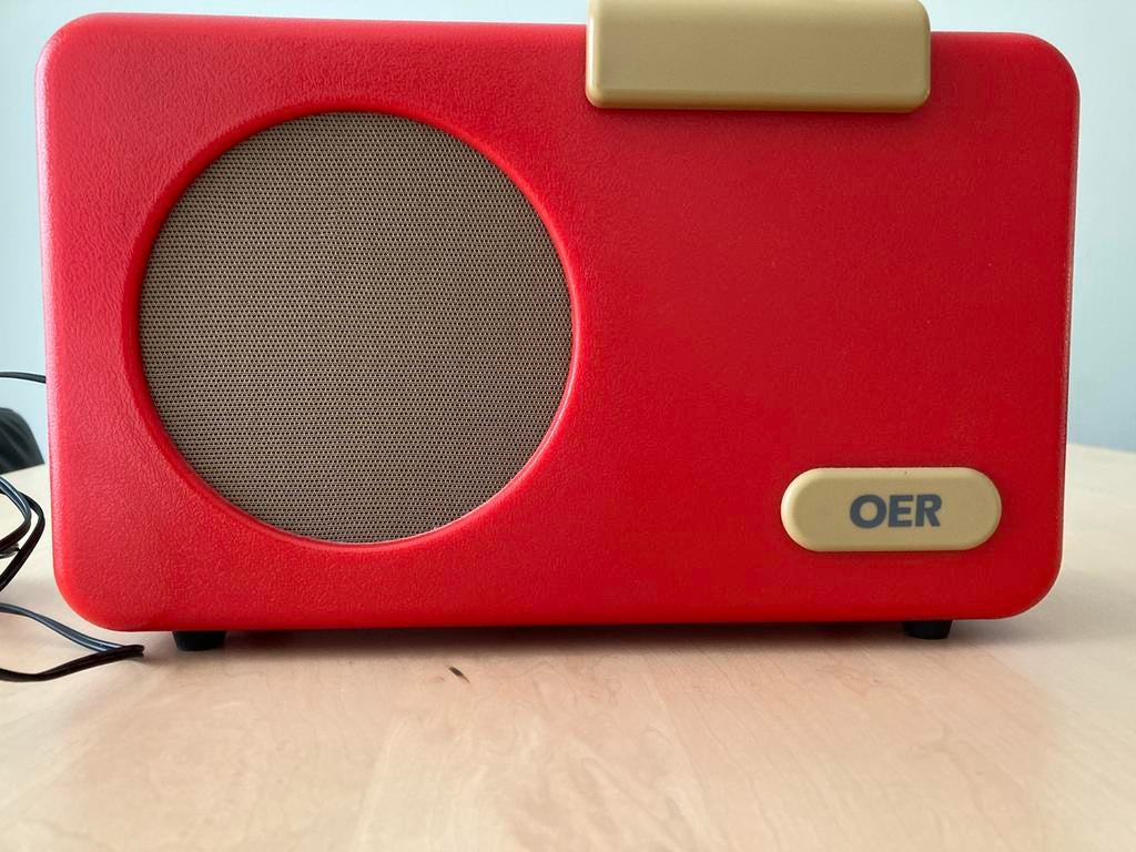 OER radio muziekspeler, praktisch nieuw, Audio, Tv en Foto, Radio's, Ophalen of Verzenden, Zo goed als nieuw