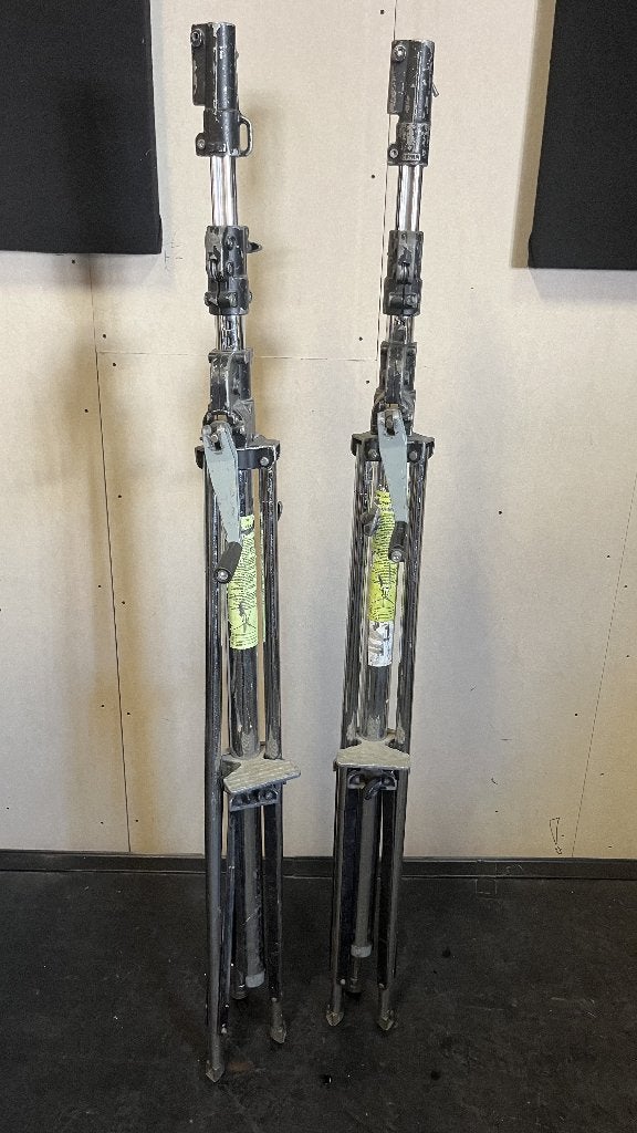2x Manfrotto Wind Up statieven 087 NW (setprijs), Muziek en Instrumenten, Ophalen, Gebruikt, Licht of Laser