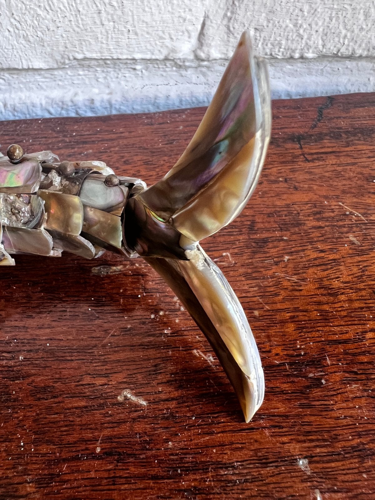 Parelmoer Vis Flessenopener - Vintage Design, Ophalen of Verzenden