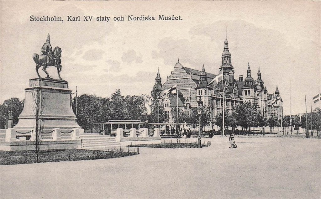 702-468-021 Stockholm Karl Xv Staty Och Nordiska Museet, Ophalen of Verzenden, Voor 1920, Overig Europa