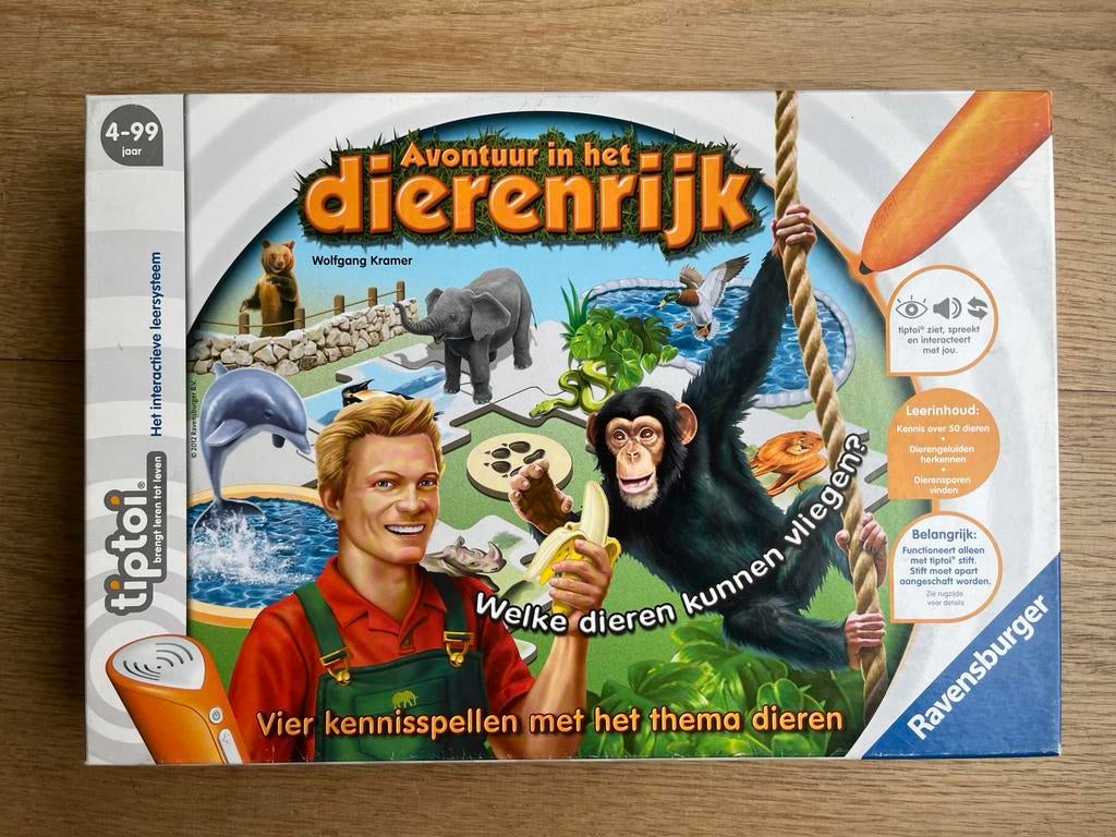 Ravensburger tiptoi Avontuur in het dierenrijk, Kinderen en Baby's, Speelgoed | Educatief en Creatief, Ophalen of Verzenden, Gebruikt