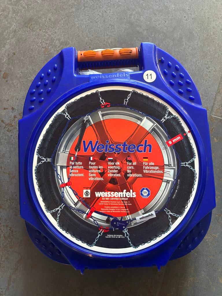 Weisstech Weissenfels Sneeuwkettingen Maat 11 Ongebruikt, Auto diversen, Sneeuwkettingen, Ophalen of Verzenden, Nieuw
