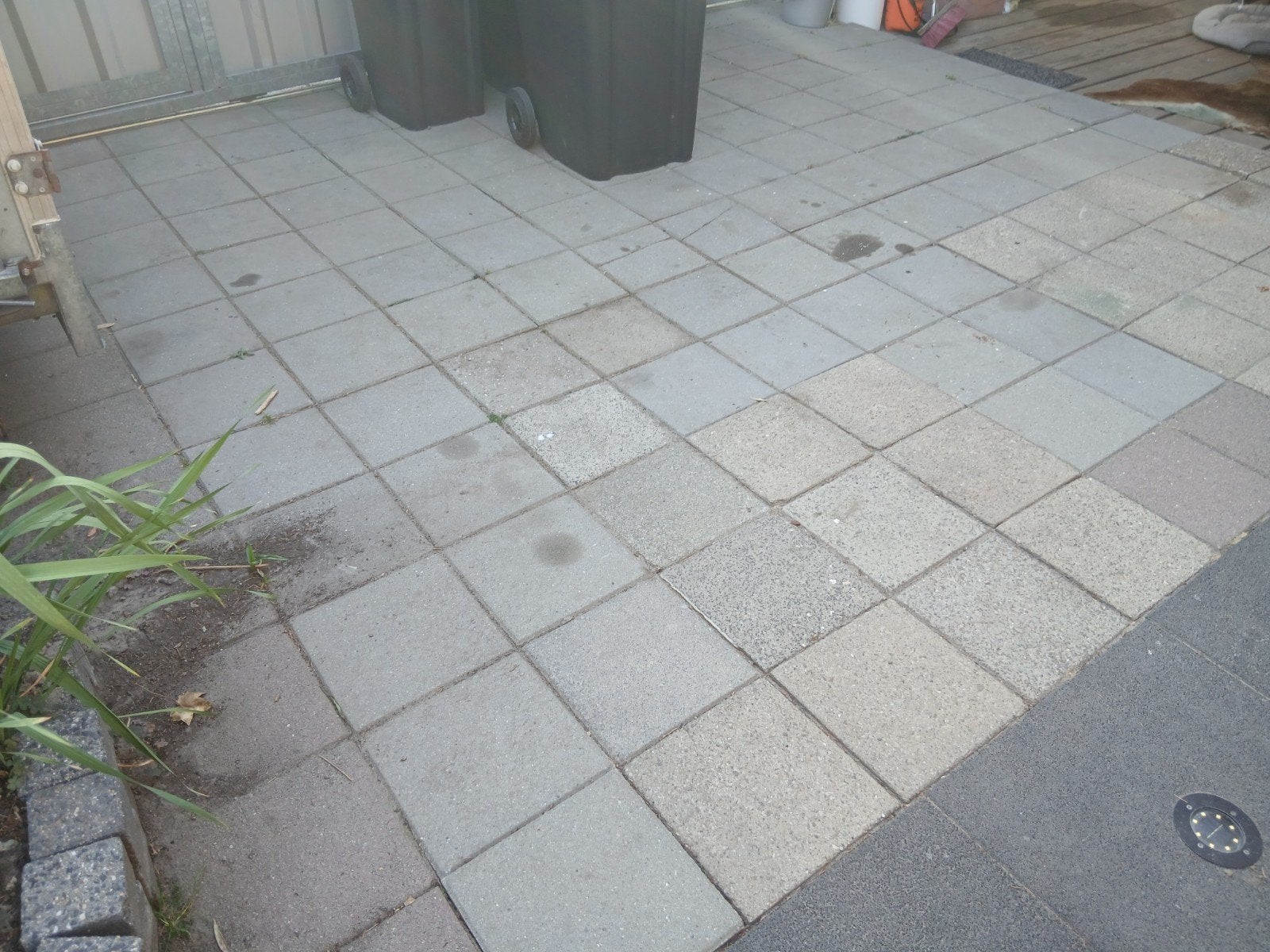gratis stoeptegels, Tuin en Terras, Ophalen, Gebruikt, Beton, Terrastegels