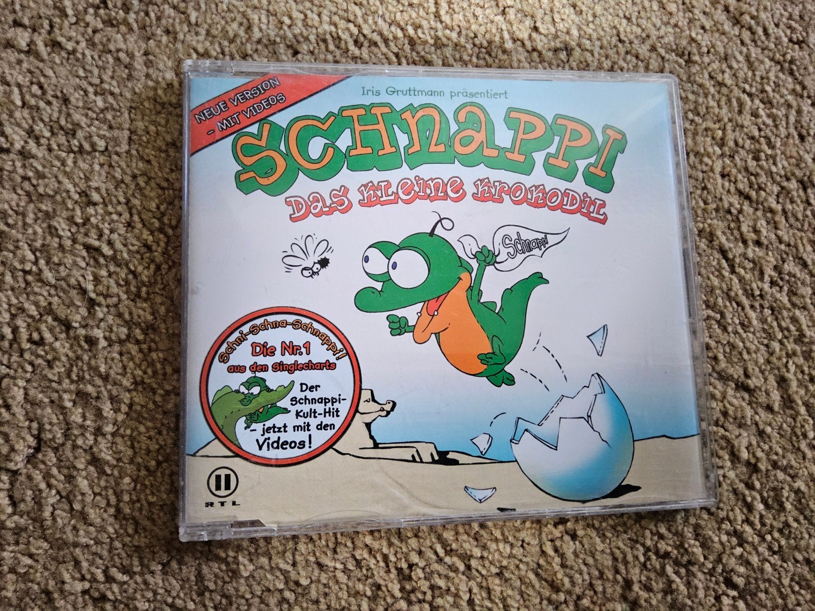 Schnappi Das Kleine Krokodil CD - Met Video's, Bonusmateriaal, Tot 2 jaar, Ophalen of Verzenden, Zo goed als nieuw
