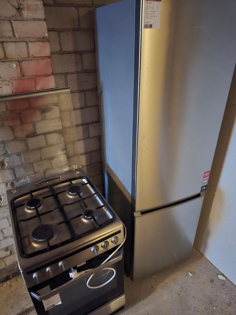 Gasfornuis met elektrische oven - Schoon en goed werkend, Ophalen, Gebruikt, 4 kookzones, Gas