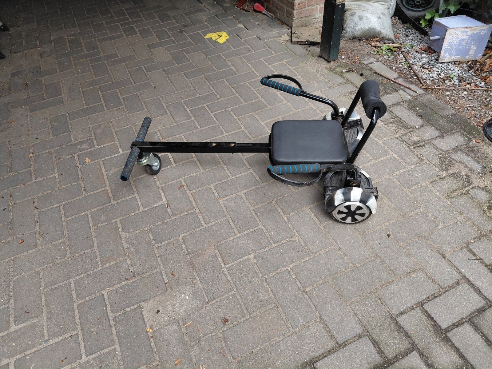 Oxboard met zitje - Zwart/Wit Camouflage, Fietsen en Brommers, Steps, Ophalen, Gebruikt, Gewone step
