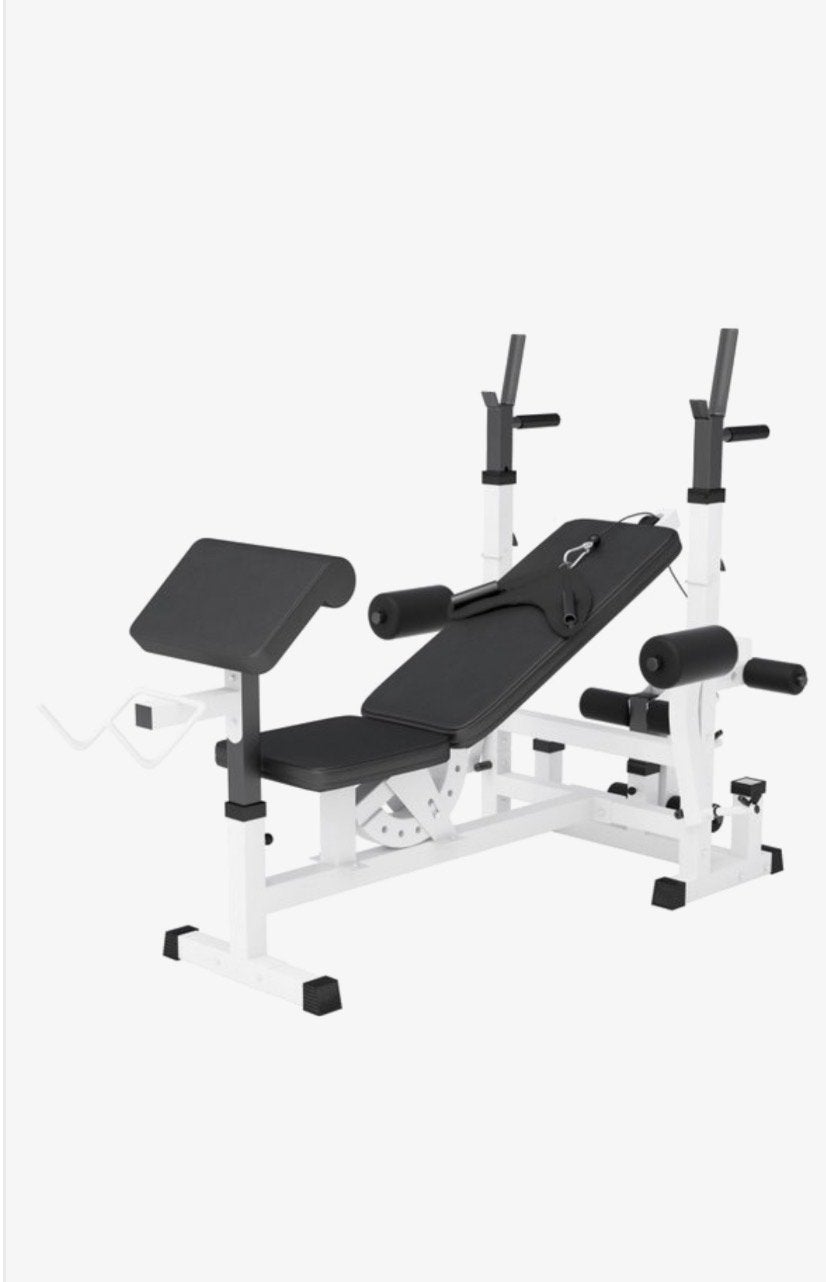 Gorilla Sports Fitnessbank - Zo goed als nieuw, Sport en Fitness, Fitnessmaterialen, Ophalen, Zo goed als nieuw, Armen, Fitnessbank