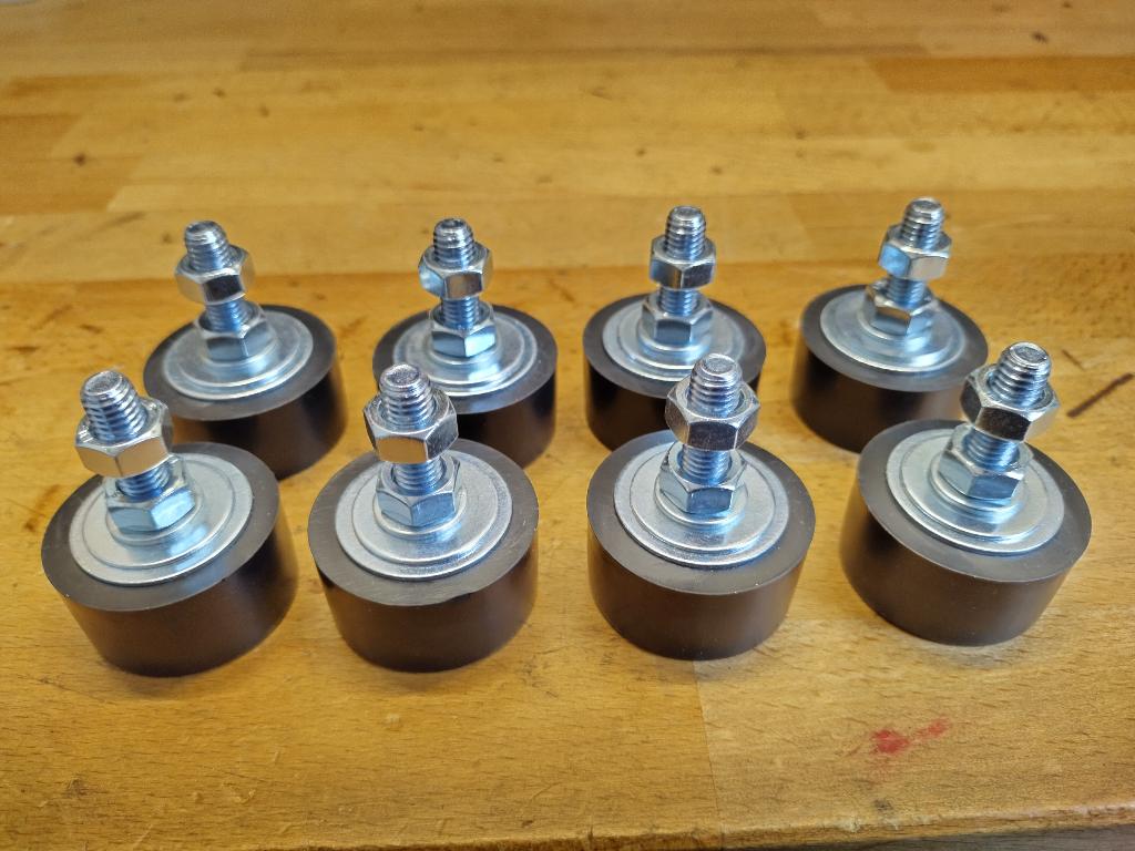 8 stuks M8 Grote Luidspreker Stelvoeten, Audio, Tv en Foto, Luidsprekers, Nieuw, Front, Rear of Stereo speakers, 120 watt of meer