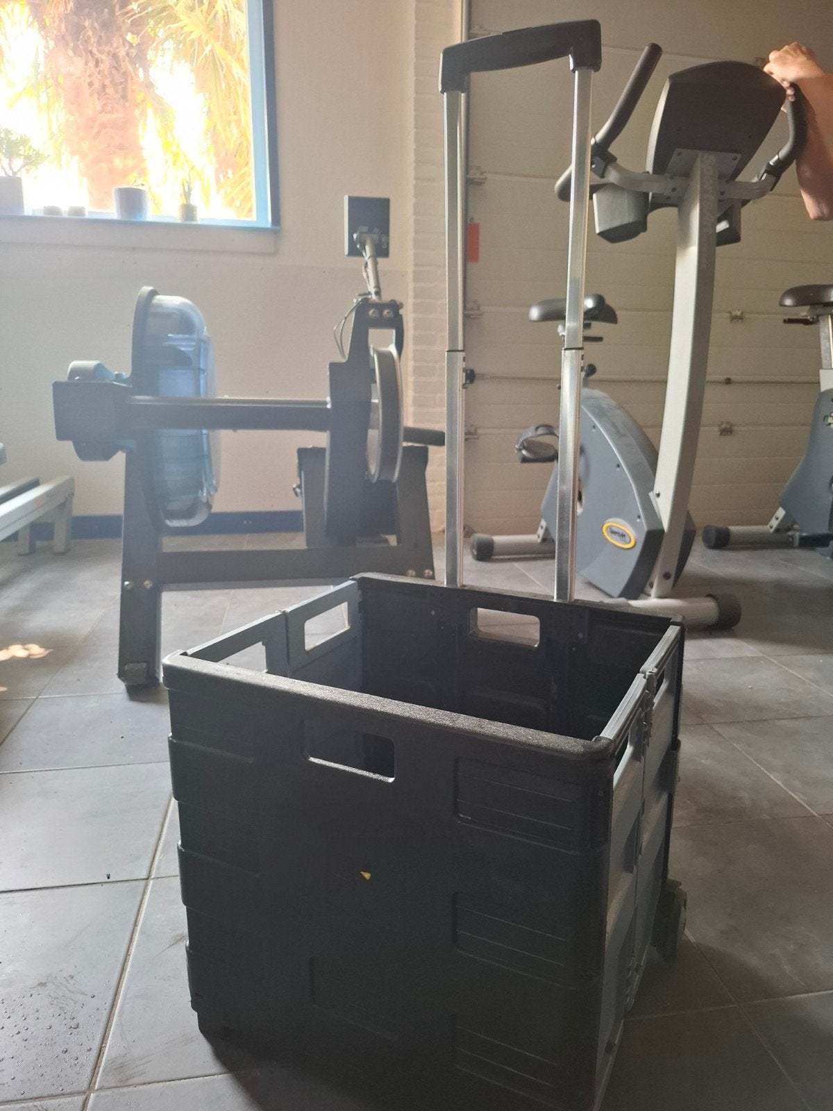 Opvouwbare trolley, Ophalen, Hard kunststof