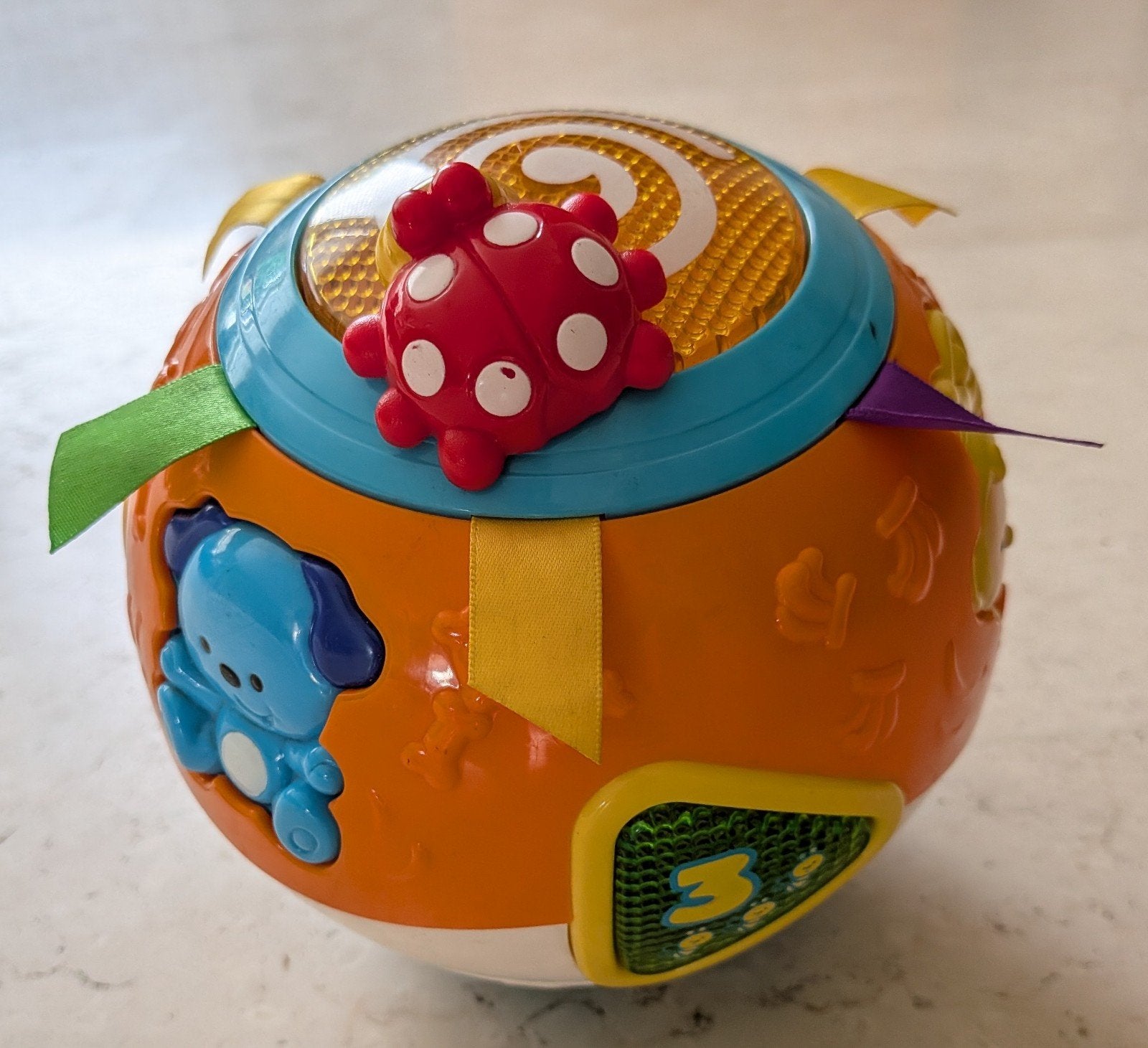 VTech Rol en Swing Bal, beweegt vanzelf., Kinderen en Baby's, Ophalen of Verzenden, Zo goed als nieuw, 6 maanden tot 2 jaar