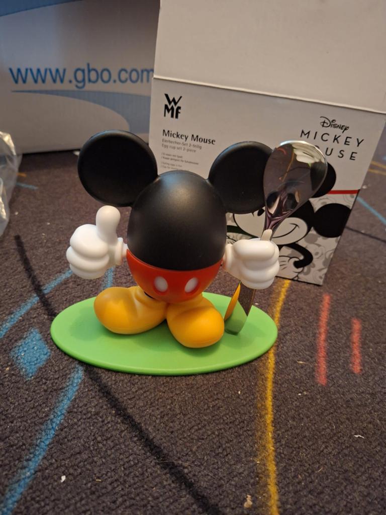 WMF Mickey Mouse Eierdopje met Lepel - Nieuw in Doos, Huis en Inrichting, Keuken | Keukenbenodigdheden, Overige typen, Kunststof