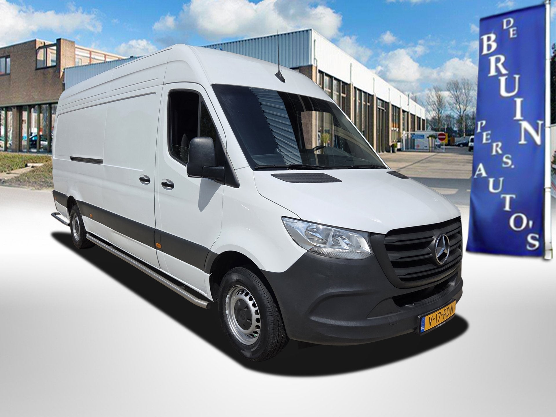 Mercedes-Benz Sprinter 315 CDI L3H2 Aut. Airco Cruisecontrol, Auto's, Bestelauto's, Automaat, Gebruikt, 4 cilinders, Wit