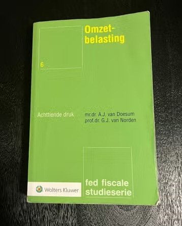 Omzetbelasting 18e druk, Ophalen of Verzenden, Wolters Kluwer, Gamma, WO