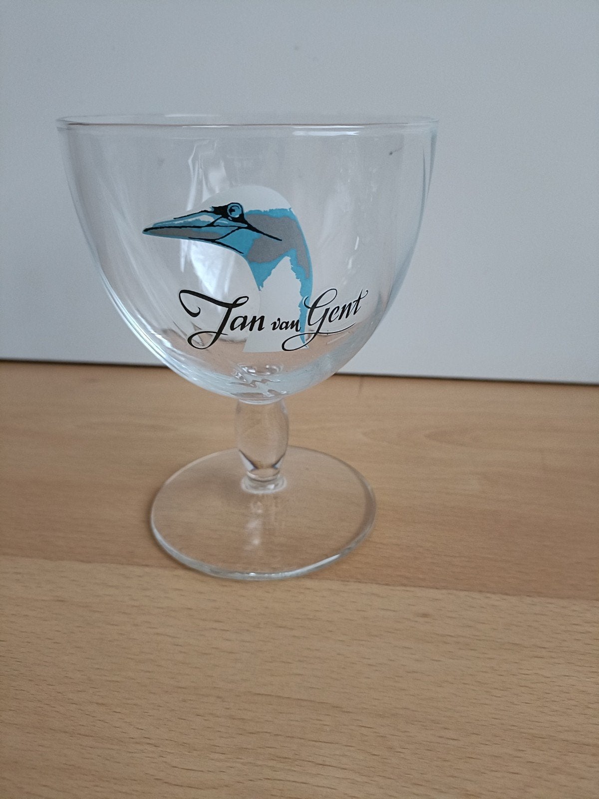 Jan van Gent speciaal bier glas, Verzamelen, Biermerken, Ophalen of Verzenden, Zo goed als nieuw, Glas of Glazen, Overige merken