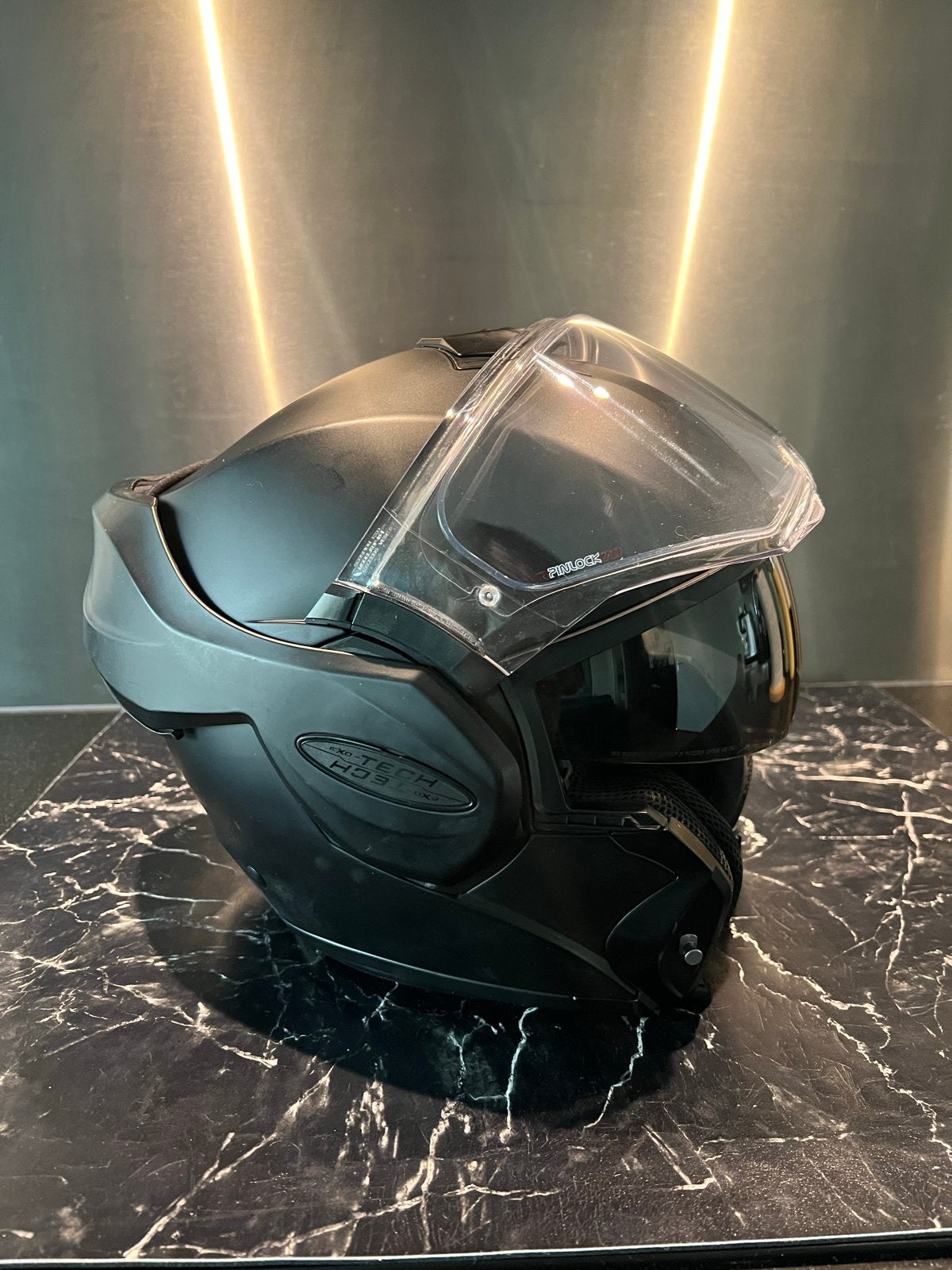 Skorpion exo tech systeemhelm ALLEEN VERZENDEN, Motoren, Kleding | Motorhelmen, Systeemhelm, Shark, L, Tweedehands