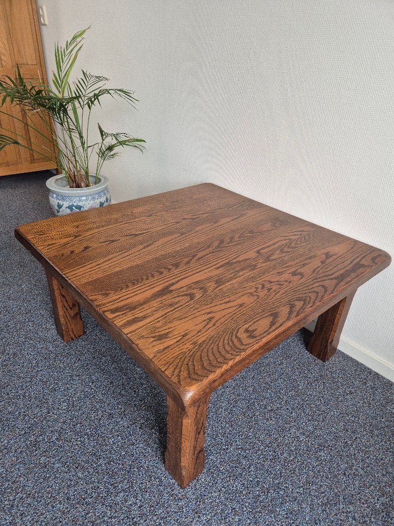 eiken salontafel, Ophalen, Gebruikt, 50 tot 100 cm, 50 tot 100 cm