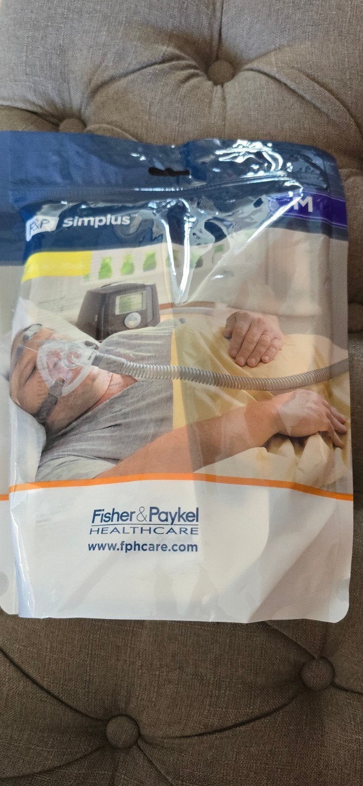Full face mask .. tbv Cpap apparaat .. apneu .. F&P, Diversen, Verzenden, Nieuw