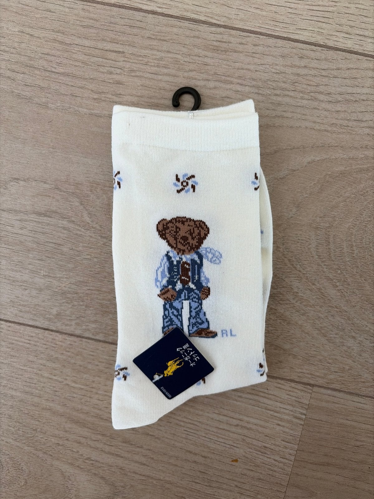 Polo Ralph Lauren sokken met Bear-design, Sokken en Kniesokken, Verzenden, Wit, Nieuw