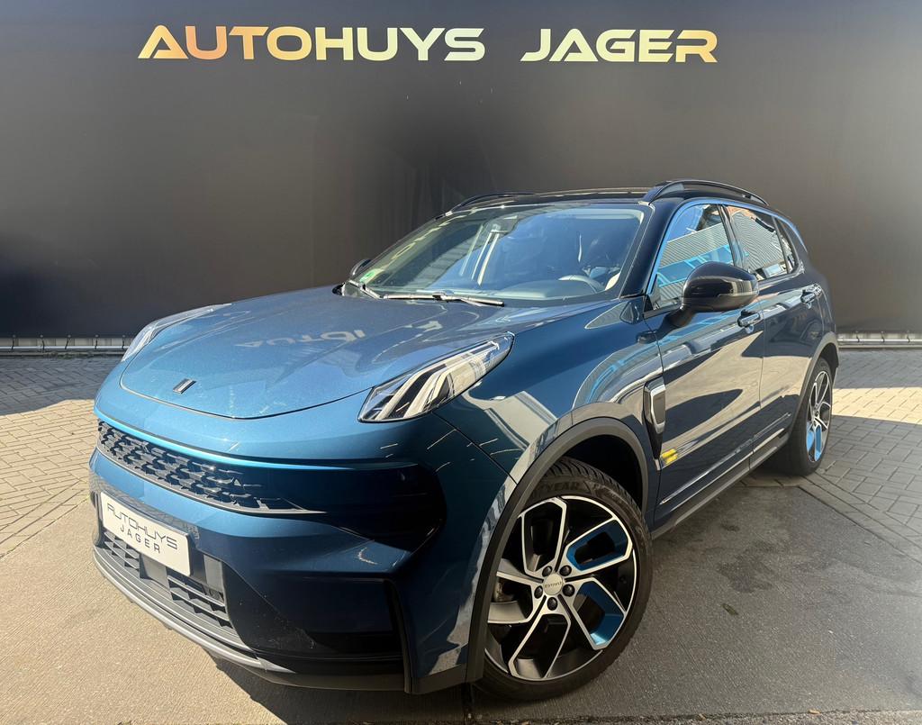 Lynk & Co 01 1.5 Pano 360 Camera Memory Carplay Hybride Auto, Auto's, Stof, Blauw, Bedrijf, 3 cilinders