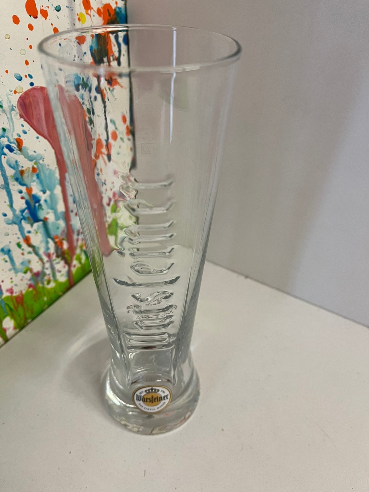 Warsteiner bierglazen set van 6 glazen, Verzamelen, Biermerken, Ophalen of Verzenden, Nieuw, Glas of Glazen, Overige merken